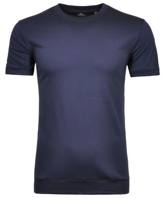 T-Shirt round neck waist rib 